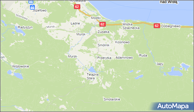 mapa Przerytka, Przerytka na mapie Targeo