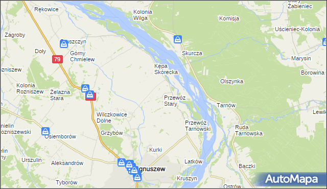 mapa Przewóz Stary, Przewóz Stary na mapie Targeo