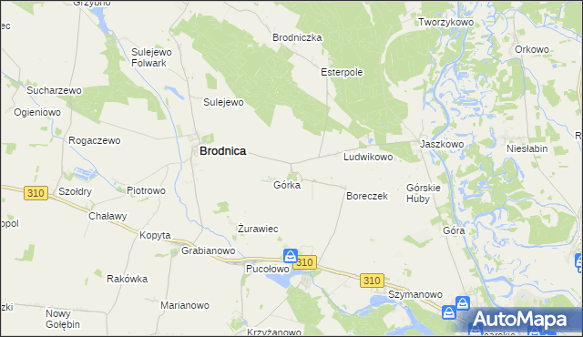 mapa Przylepki, Przylepki na mapie Targeo