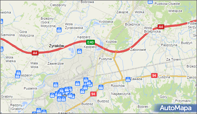 mapa Pustynia, Pustynia na mapie Targeo