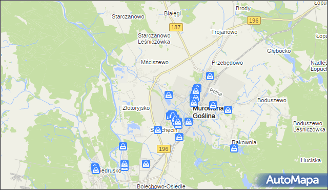 mapa Raduszyn, Raduszyn na mapie Targeo