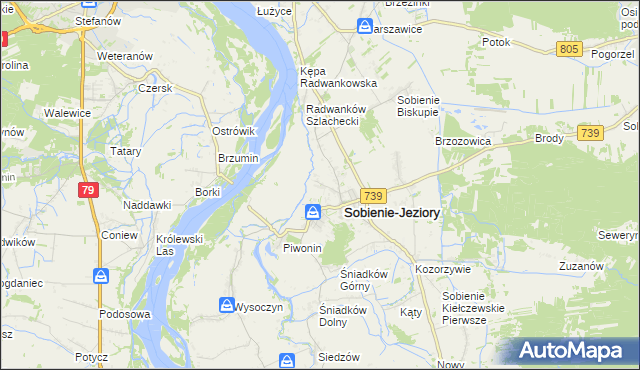 mapa Radwanków Królewski, Radwanków Królewski na mapie Targeo
