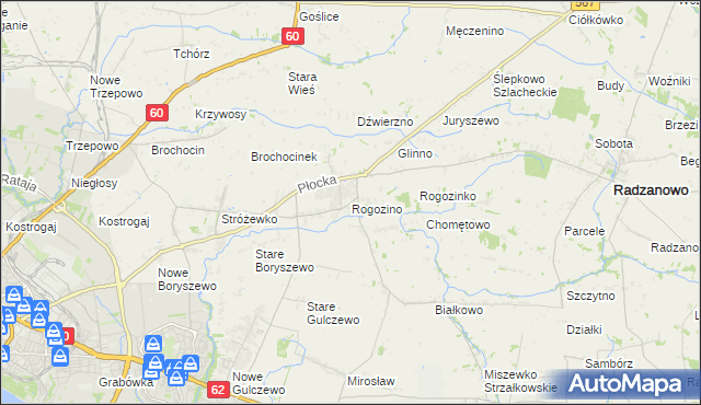 mapa Rogozino, Rogozino na mapie Targeo