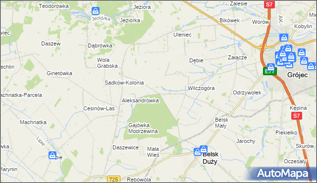 mapa Rosochów, Rosochów na mapie Targeo