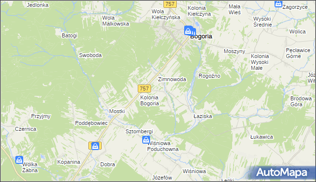 mapa Rosołówka, Rosołówka na mapie Targeo