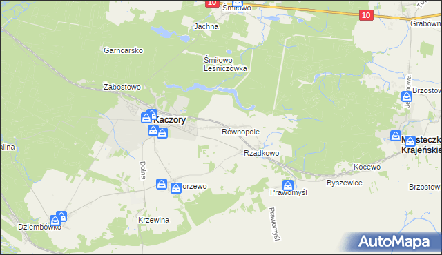 mapa Równopole, Równopole na mapie Targeo