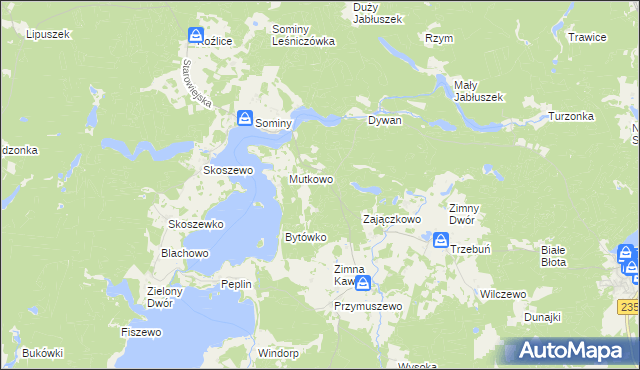 mapa Rozwalewo, Rozwalewo na mapie Targeo