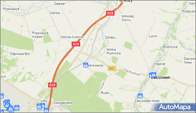 mapa Rudnik Szlachecki, Rudnik Szlachecki na mapie Targeo