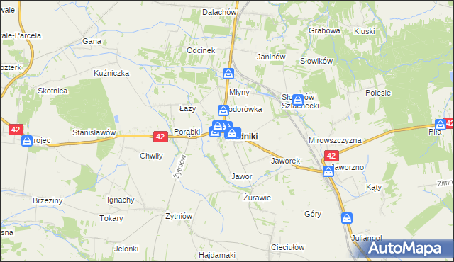 mapa Rudniki powiat oleski, Rudniki powiat oleski na mapie Targeo