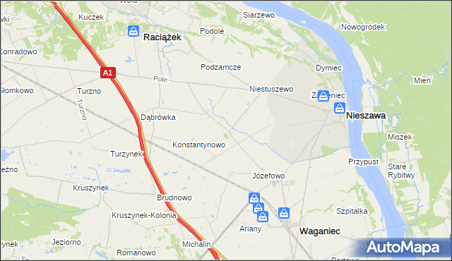 mapa Sierzchowo, Sierzchowo na mapie Targeo