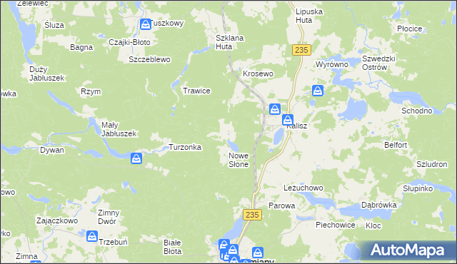 mapa Stare Słone, Stare Słone na mapie Targeo