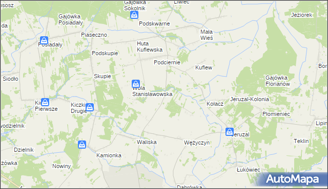 mapa Stawek gmina Latowicz, Stawek gmina Latowicz na mapie Targeo