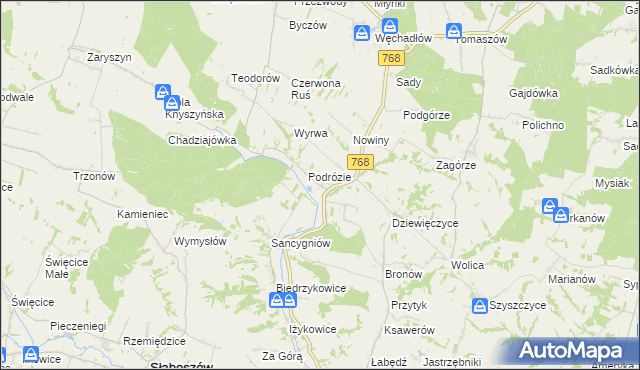 mapa Stępocice, Stępocice na mapie Targeo