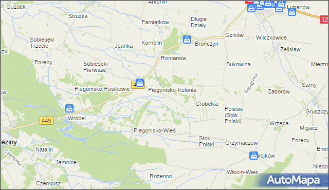 mapa Stok Nowy, Stok Nowy na mapie Targeo