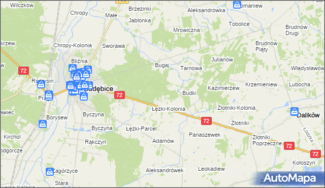 mapa Sworawa Leśniczówka, Sworawa Leśniczówka na mapie Targeo