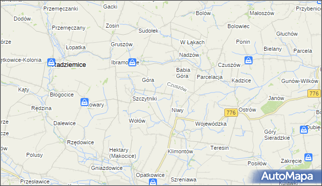 mapa Szczytniki-Kolonia, Szczytniki-Kolonia na mapie Targeo