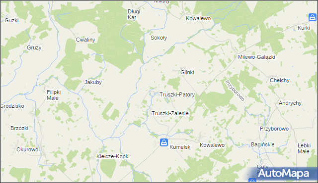 mapa Truszki-Patory, Truszki-Patory na mapie Targeo