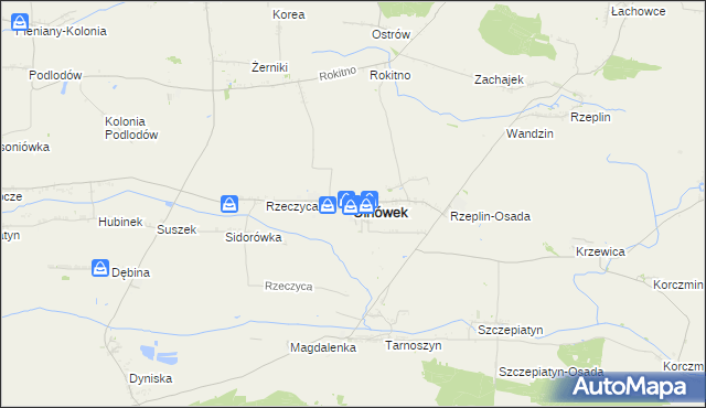 mapa Ulhówek, Ulhówek na mapie Targeo