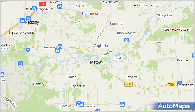 mapa Wancerzów, Wancerzów na mapie Targeo