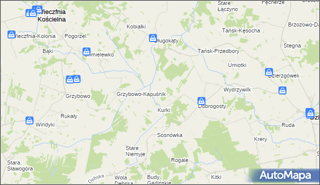 mapa Wasiły, Wasiły na mapie Targeo