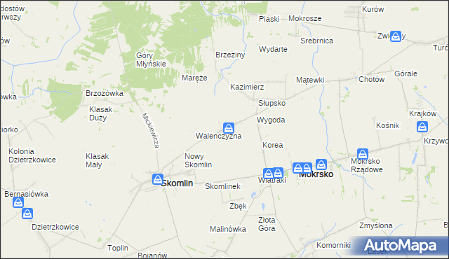 mapa Wichernik, Wichernik na mapie Targeo