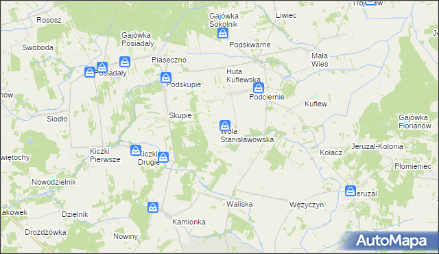 mapa Wola Stanisławowska, Wola Stanisławowska na mapie Targeo