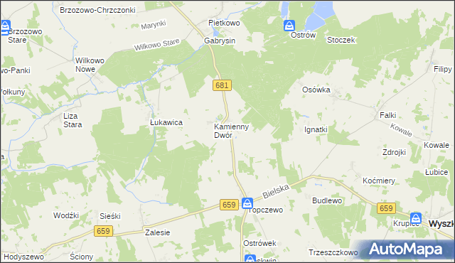 mapa Wólka Pietkowska, Wólka Pietkowska na mapie Targeo