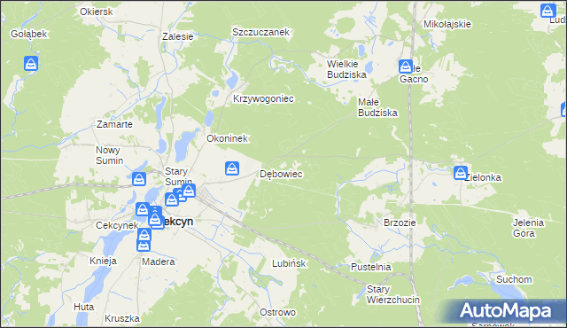 mapa Wrzosowisko, Wrzosowisko na mapie Targeo