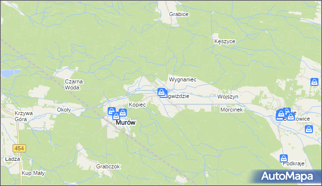 mapa Zagwiździe, Zagwiździe na mapie Targeo