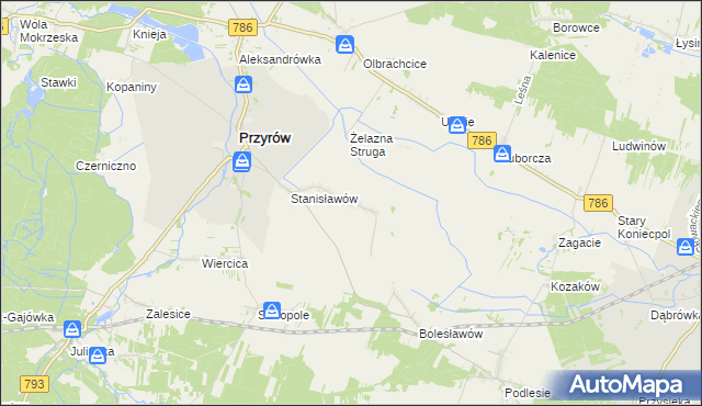 mapa Zarębice, Zarębice na mapie Targeo