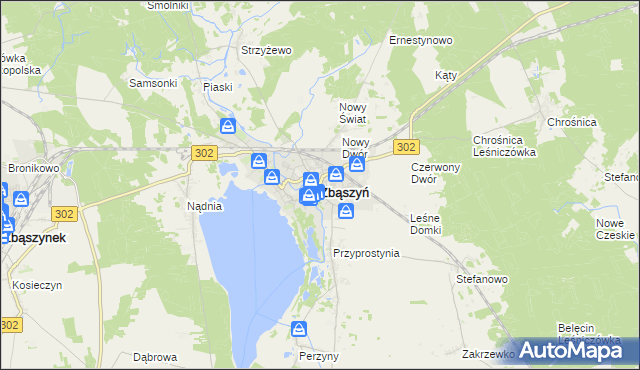 mapa Zbąszyń, Zbąszyń na mapie Targeo