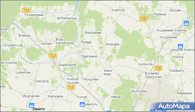 mapa Ziębów, Ziębów na mapie Targeo