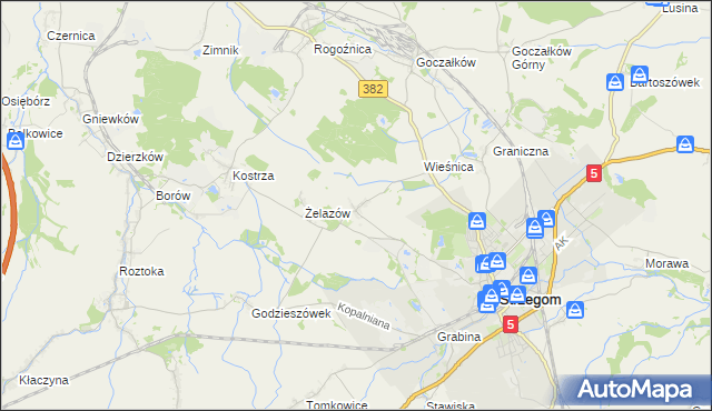 mapa Żółkiewka, Żółkiewka na mapie Targeo