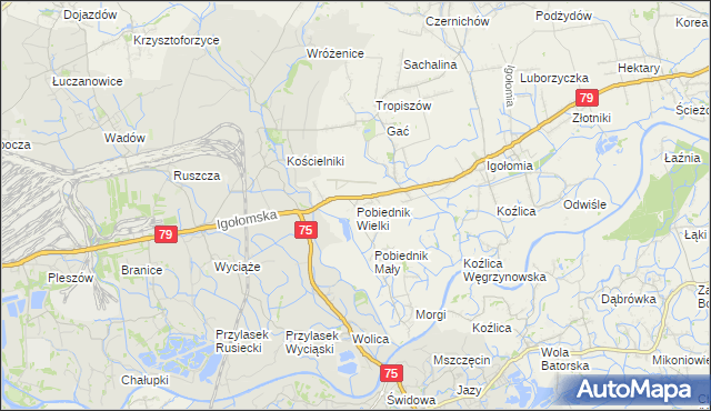 mapa Pobiednik Wielki, Pobiednik Wielki na mapie Targeo