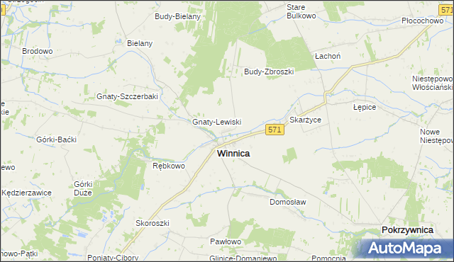 mapa Winniczka, Winniczka na mapie Targeo