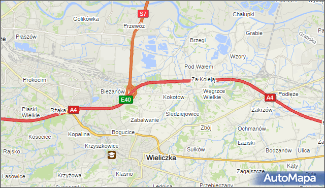 mapa Kokotów, Kokotów na mapie Targeo