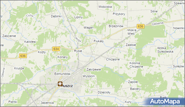 mapa Postoliska, Postoliska na mapie Targeo