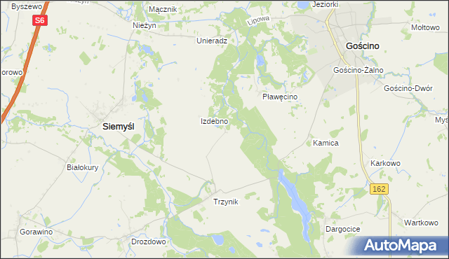 mapa Wszemierzyce, Wszemierzyce na mapie Targeo