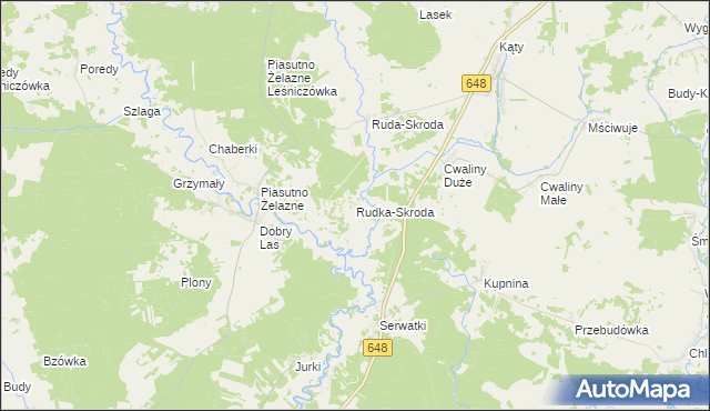 mapa Rudka-Skroda, Rudka-Skroda na mapie Targeo