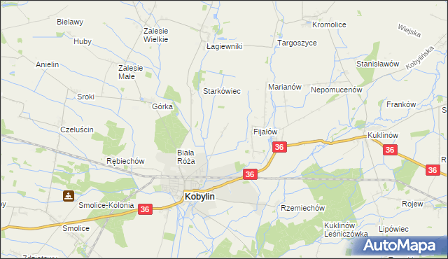 mapa Berdychów, Berdychów na mapie Targeo