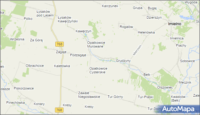 mapa Opatkowice Drewniane, Opatkowice Drewniane na mapie Targeo