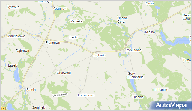 mapa Stębark, Stębark na mapie Targeo