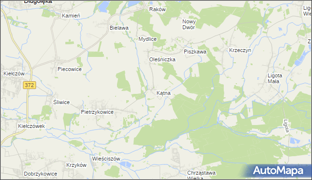 mapa Kątna, Kątna na mapie Targeo