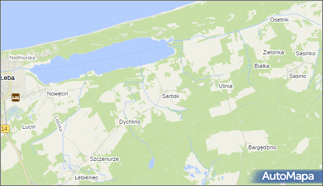 mapa Sarbsk, Sarbsk na mapie Targeo