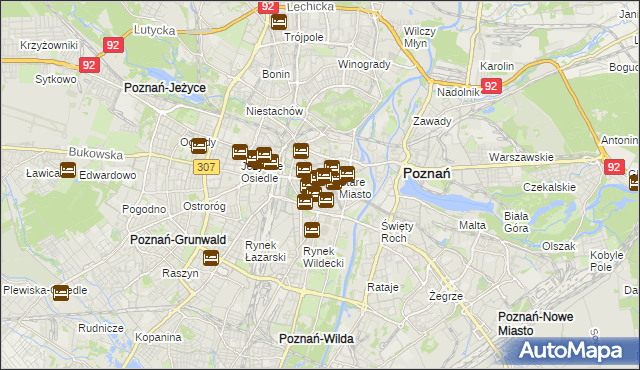 mapa Święty Marcin, Święty Marcin na mapie Targeo