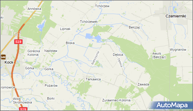 mapa Babczyzna, Babczyzna na mapie Targeo