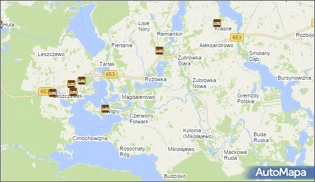 mapa Burdeniszki, Burdeniszki na mapie Targeo