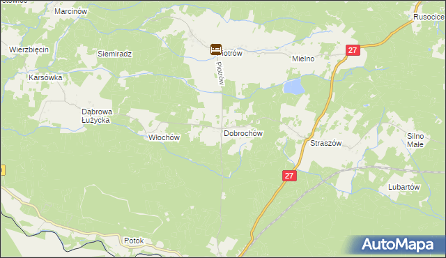 mapa Dobrochów, Dobrochów na mapie Targeo