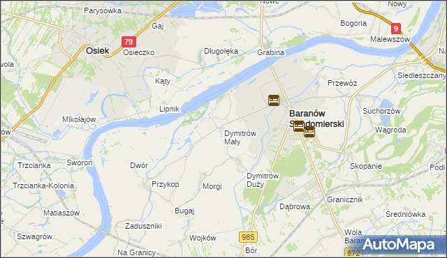 mapa Dymitrów Mały, Dymitrów Mały na mapie Targeo