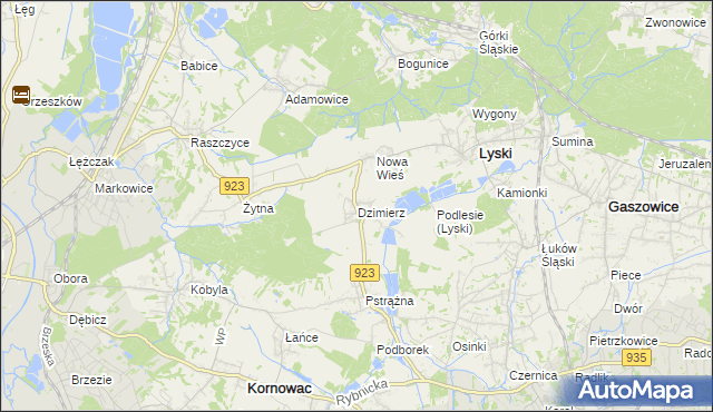 mapa Dzimierz, Dzimierz na mapie Targeo